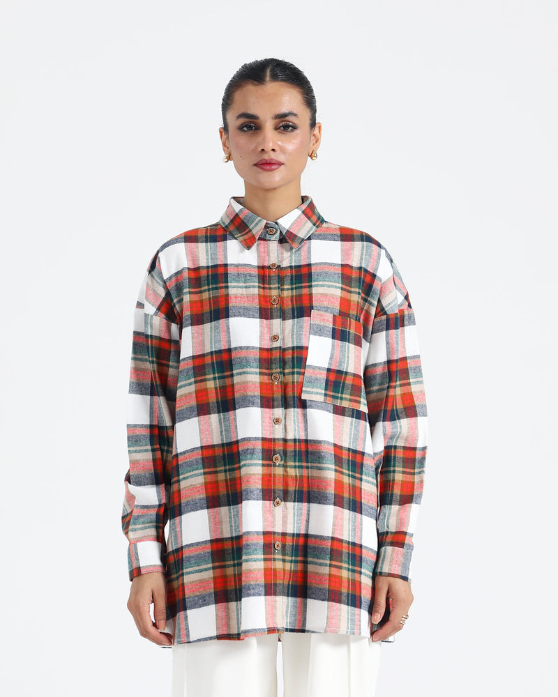 Mid-Length Check Top - Engine - Buy Now