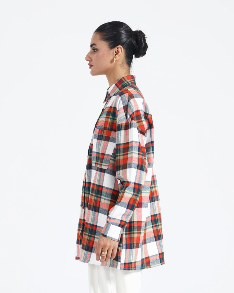 Mid-Length Check Top - Engine - Buy Now