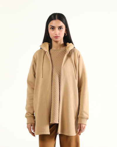 Women Fashion Zip Up Hoodie