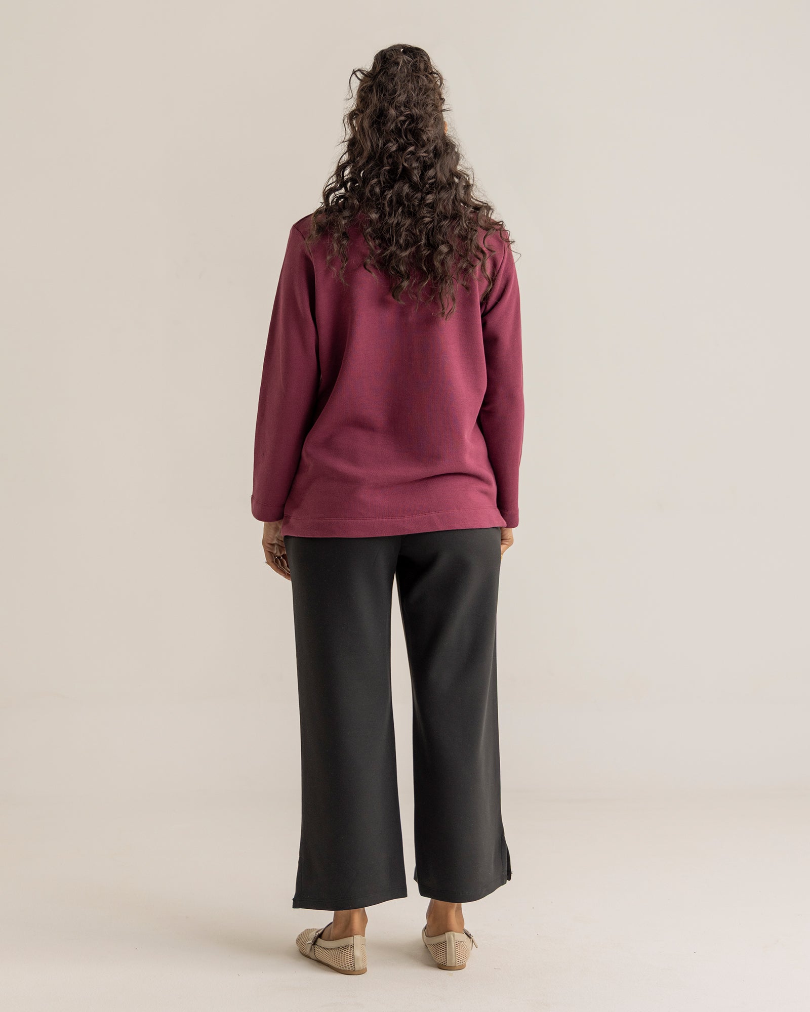 Women Basic Zip-Up Upper