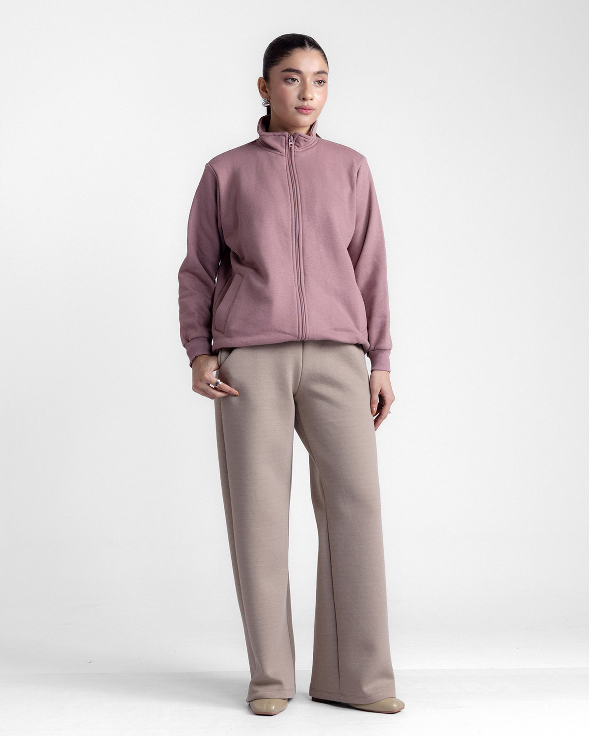 Women Zip-Up Upper