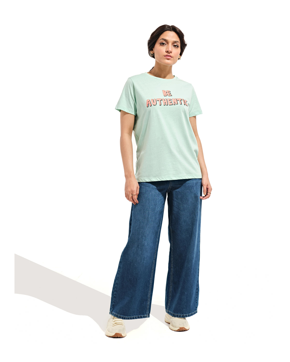 Women Slogan Graphic T-Shirt - Engine - Buy Now