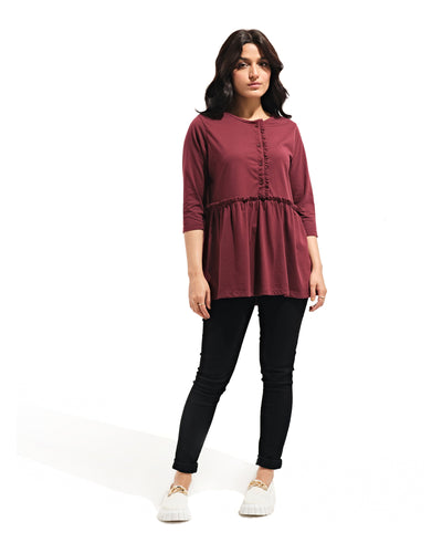 Women Flared Midi Top