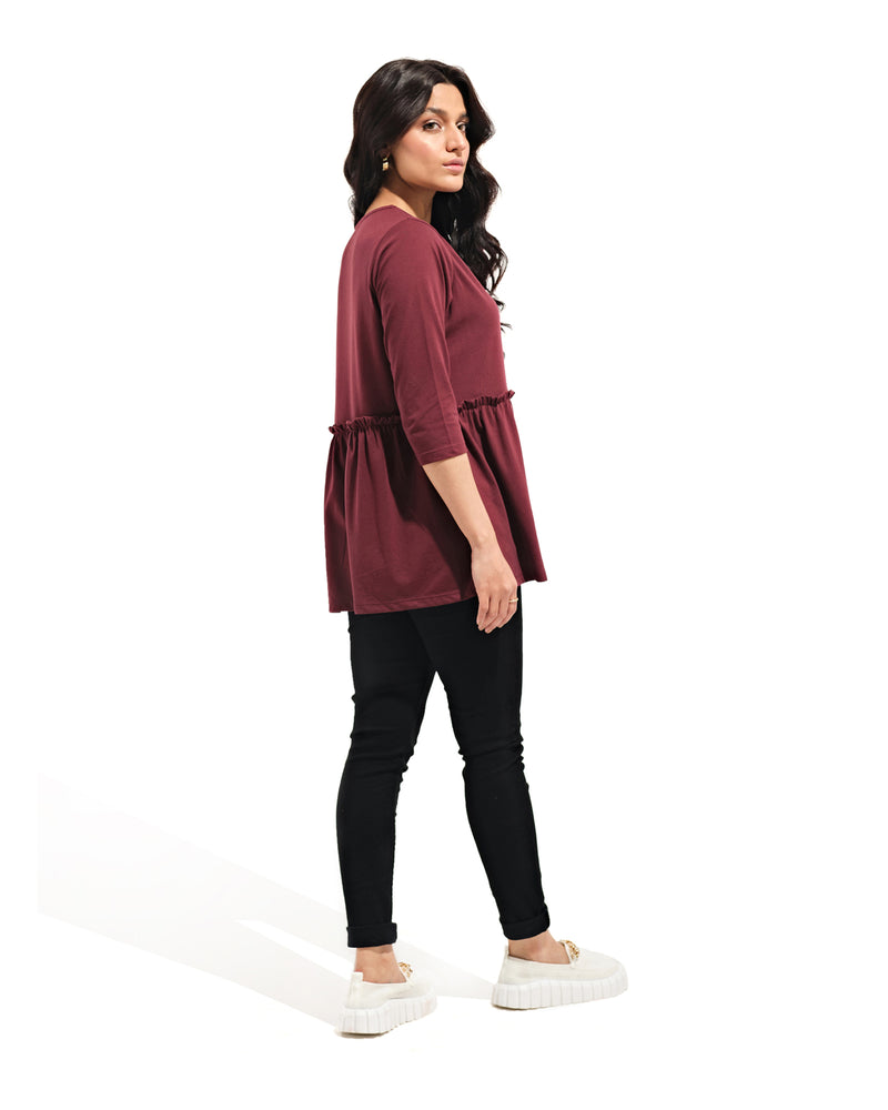 Women Flared Midi Top - Engine - Buy Now