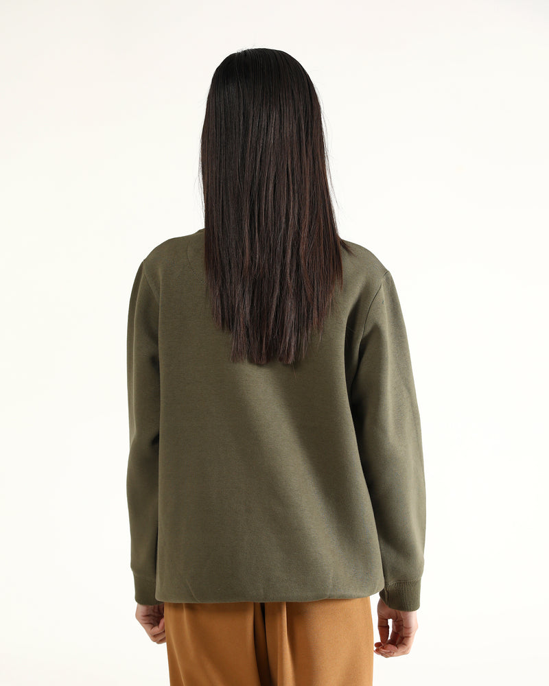 Women Typography Sweatshirt - Engine - Buy Now