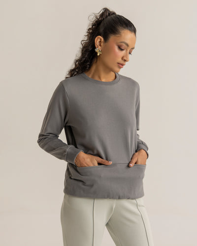 Women Basic Sweatshirt