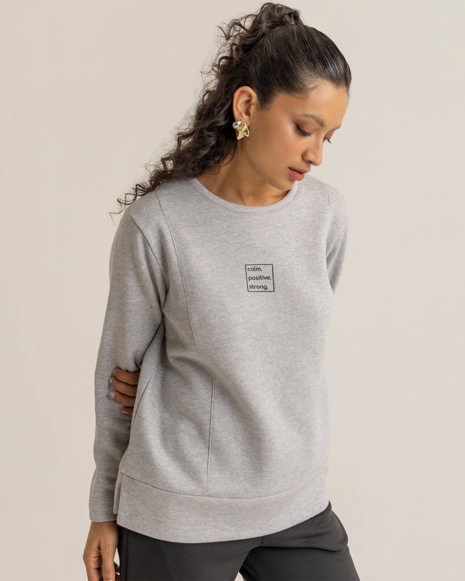 Women Basic Sweatshirt