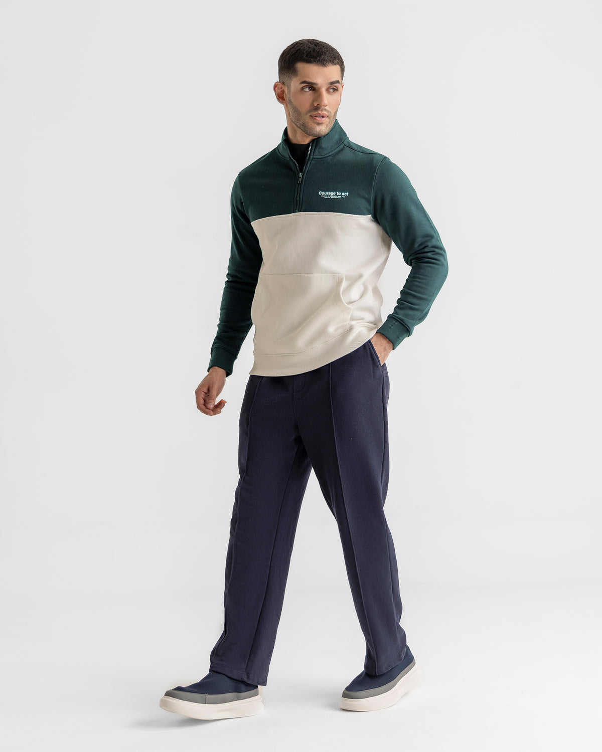 Men Basic Zip-Up Upper - Engine - Buy Now