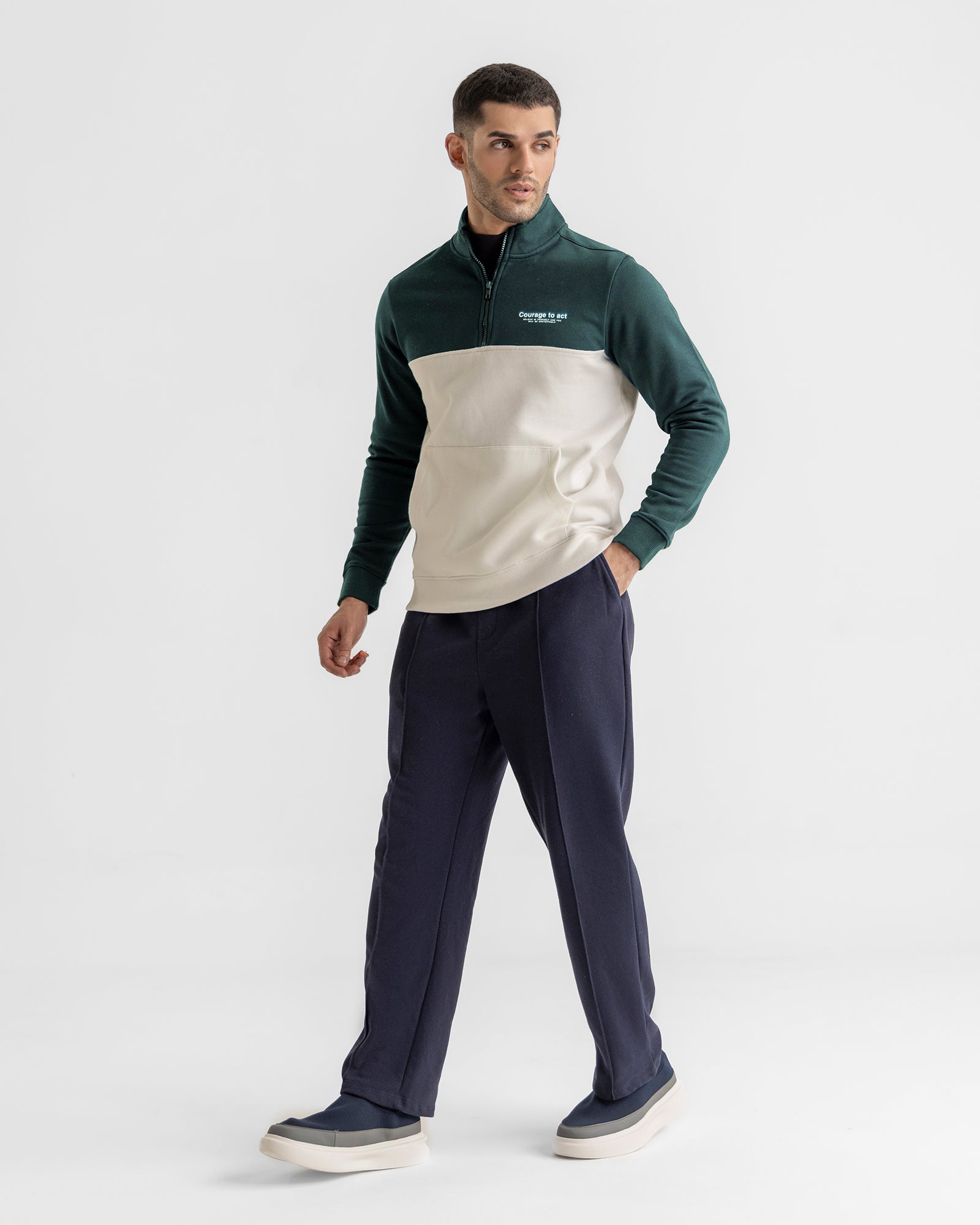 Men Basic Zip-Up Upper - Engine - Buy Now