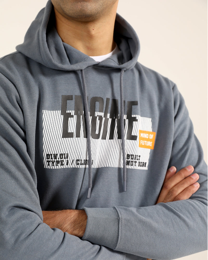 Men Basic Hoodie - Engine - Buy Now