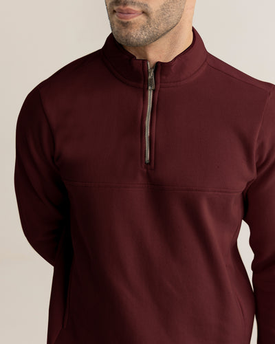 Men Basic Zip-Up Upper