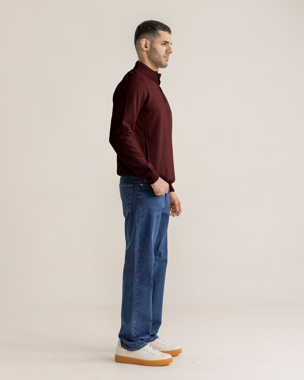 Men Basic Zip-Up Upper - Engine - Buy Now