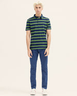 Men Striped Polo Tee - Engine - Buy Now