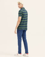 Men Striped Polo Tee - Engine - Buy Now