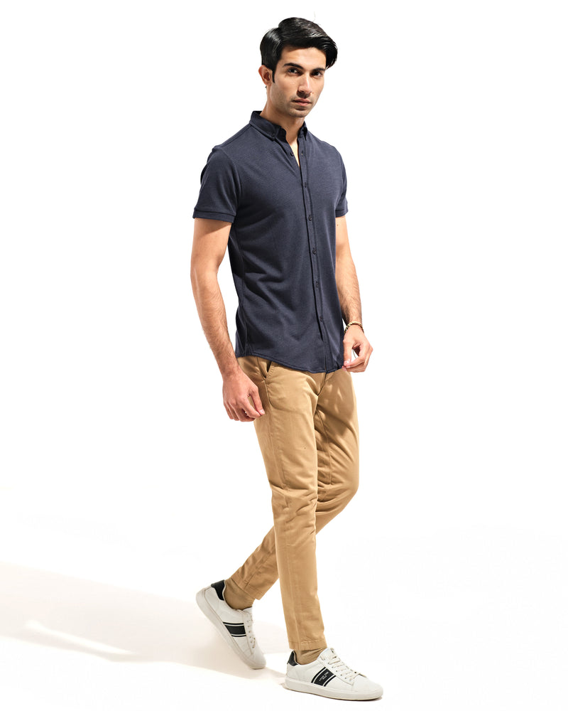 Men Textured Button Down - Engine - Buy Now