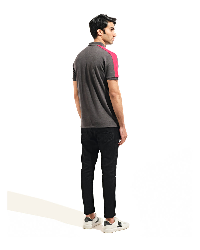 Men Textured Pique Polo - Engine - Buy Now