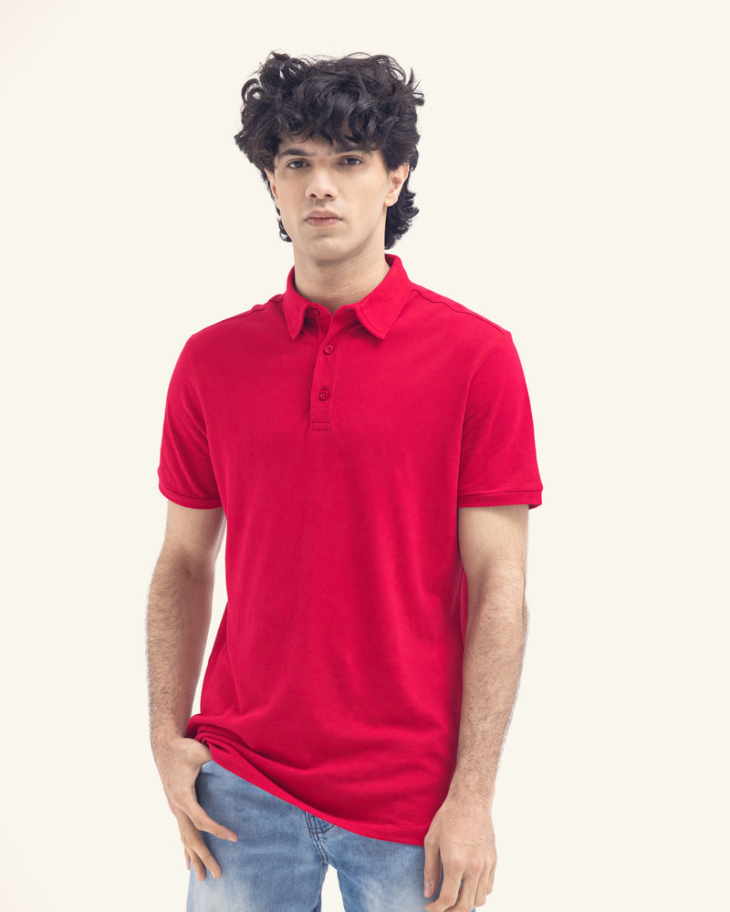 Men Basic Polo Tee - Engine - Buy Now