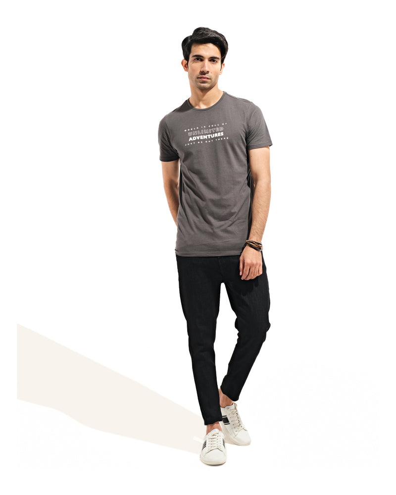 Men Slogan Graphic T-Shirt - Engine - Buy Now