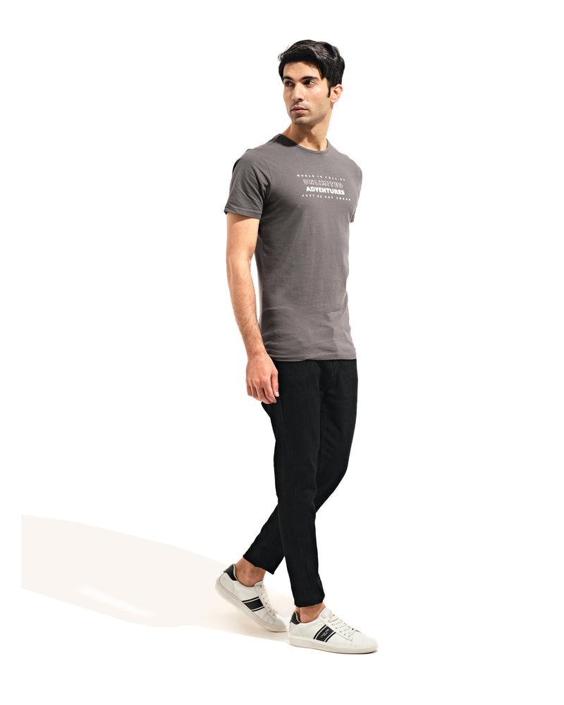 Men Slogan Graphic T-Shirt - Engine - Buy Now