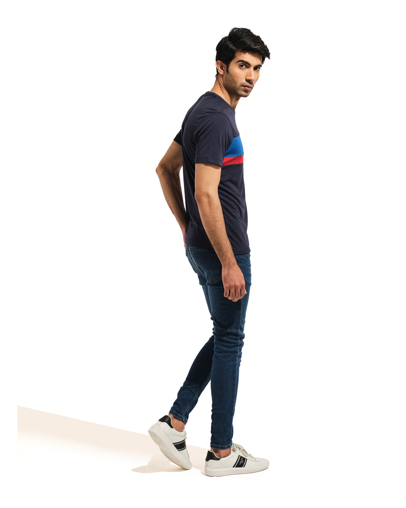 Men Panel T Shirt - Engine - Buy Now