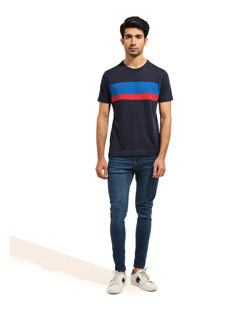 Men Panel T Shirt - Engine - Buy Now
