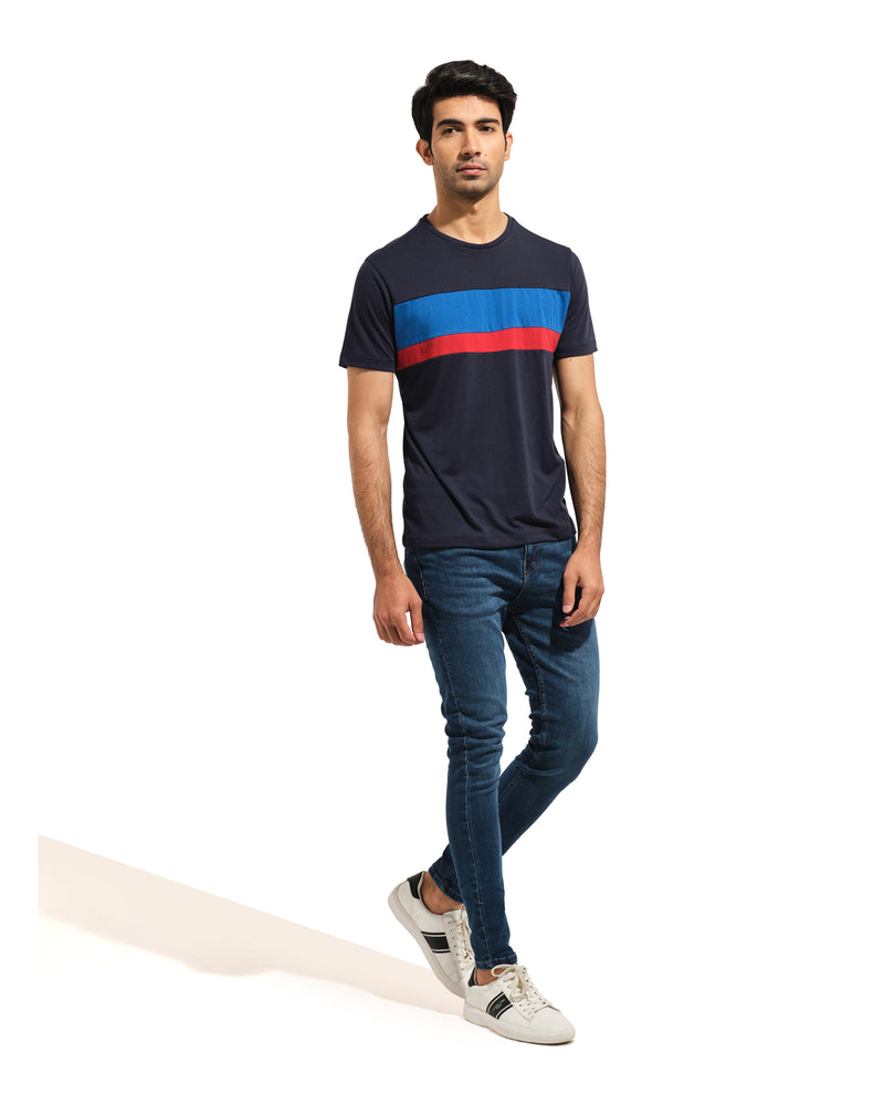 Men Panel T Shirt - Engine - Buy Now