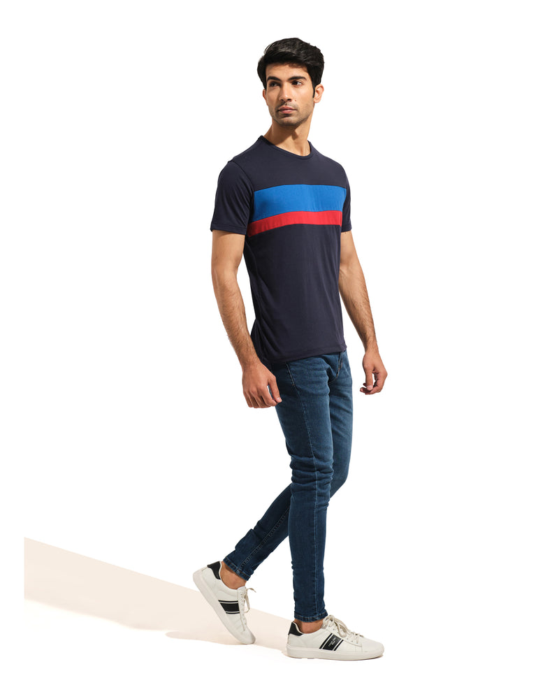 Men Panel T Shirt - Engine - Buy Now
