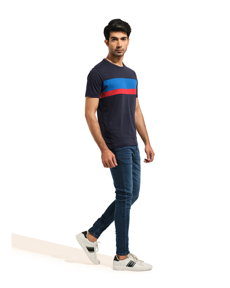Men Panel T Shirt - Engine - Buy Now
