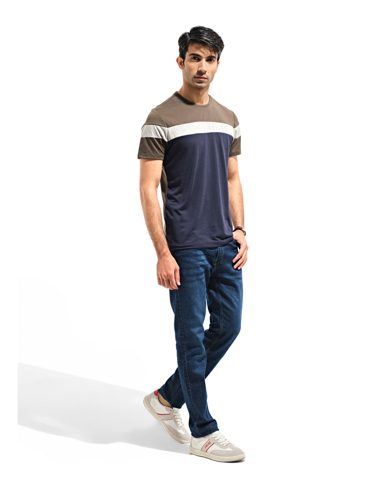 Men Panel T Shirt - Engine - Buy Now