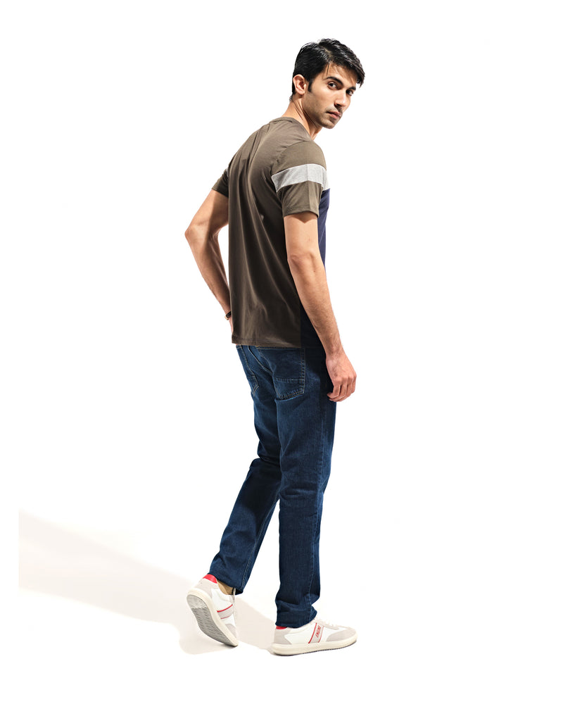 Men Panel T Shirt - Engine - Buy Now