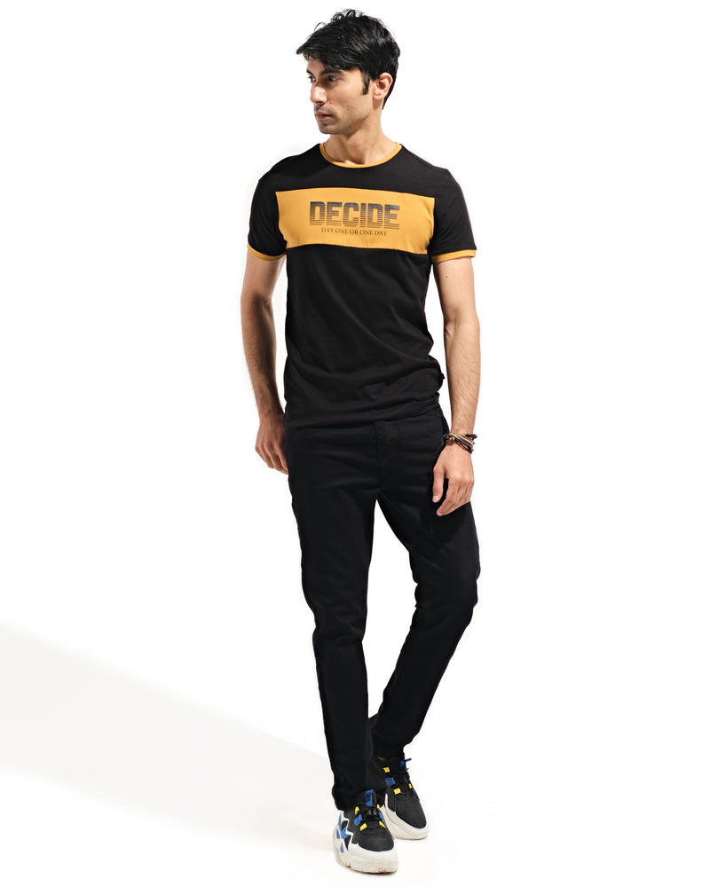Men Color Block T Shirt - Engine - Buy Now