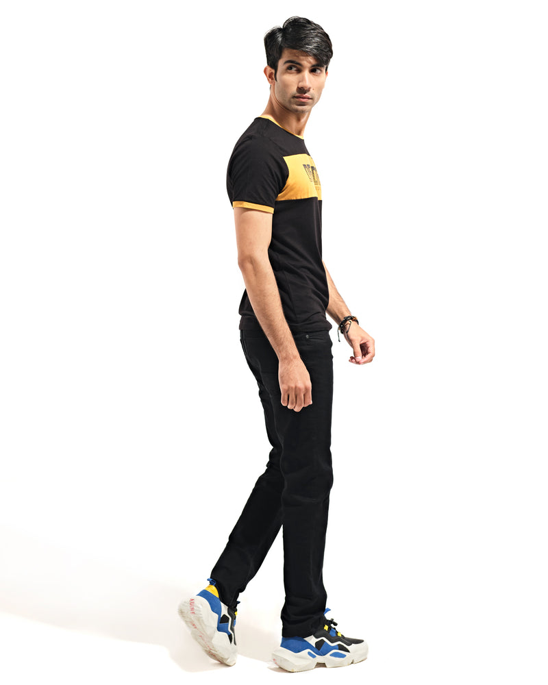 Men Color Block T Shirt - Engine - Buy Now