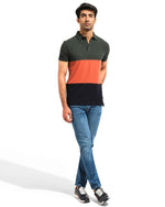 Men Panel Polo Tee - Engine - Buy Now