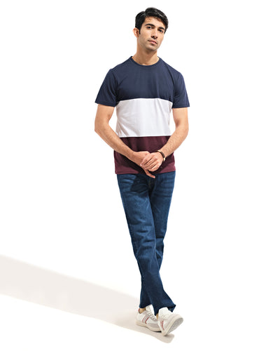 Men Panel T Shirt
