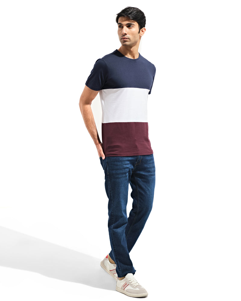 Men Panel T Shirt - Engine - Buy Now