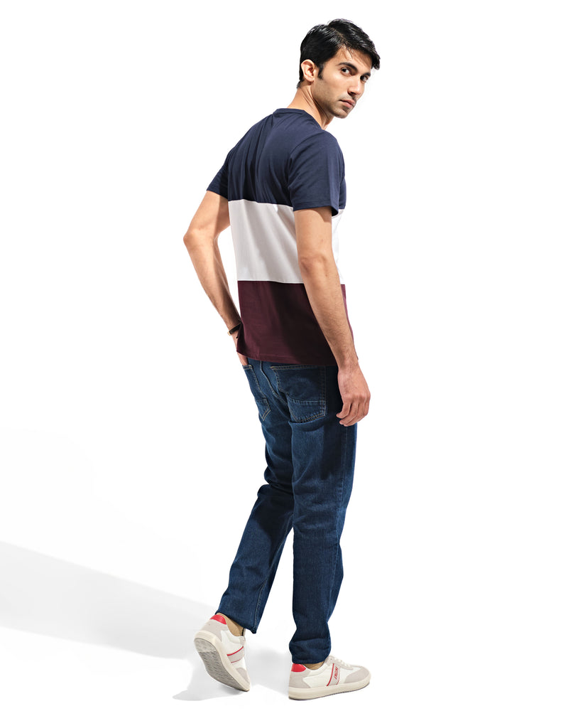 Men Panel T Shirt - Engine - Buy Now