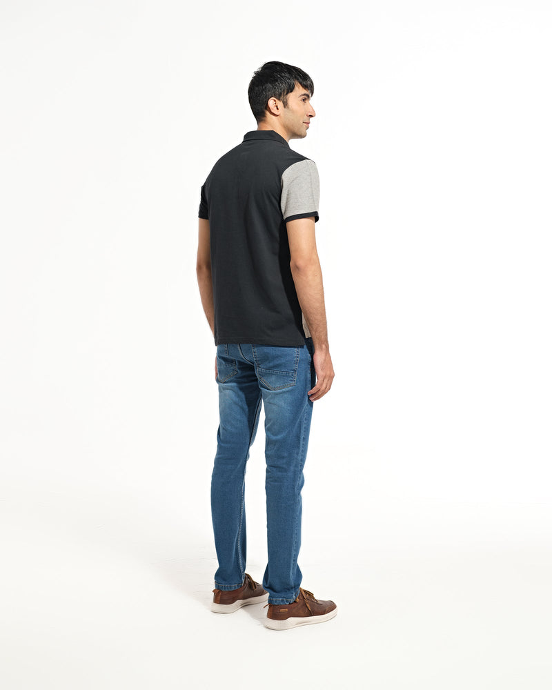 Men Panel Polo Tee - Engine - Buy Now