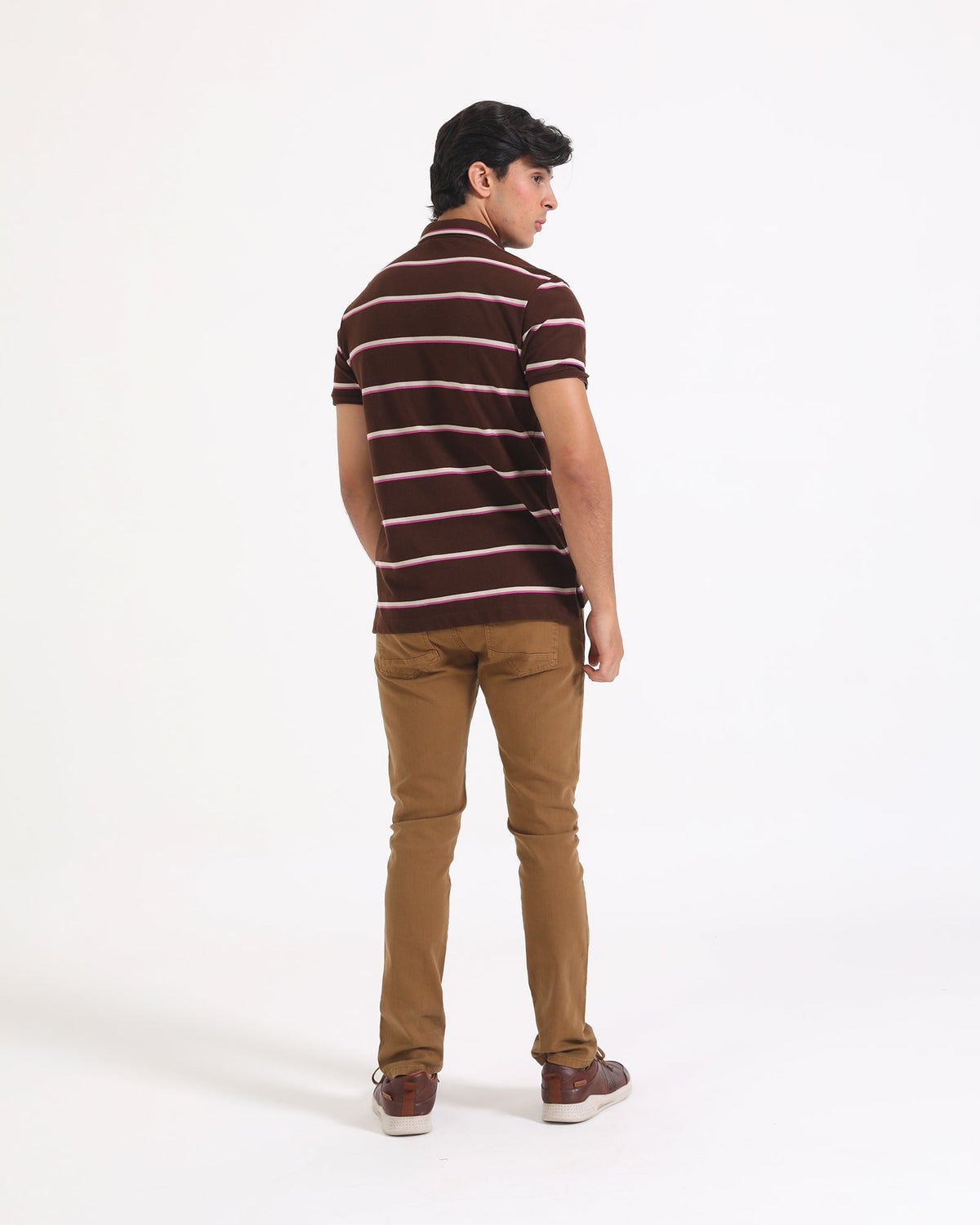 Men Yarn Dyed Polo Tee - Engine - Buy Now