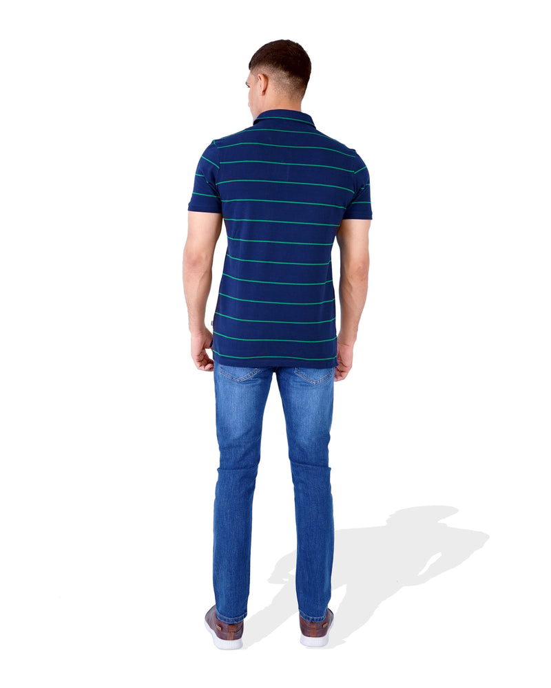 Men Yarn Dyed Polo Tee - Engine - Buy Now