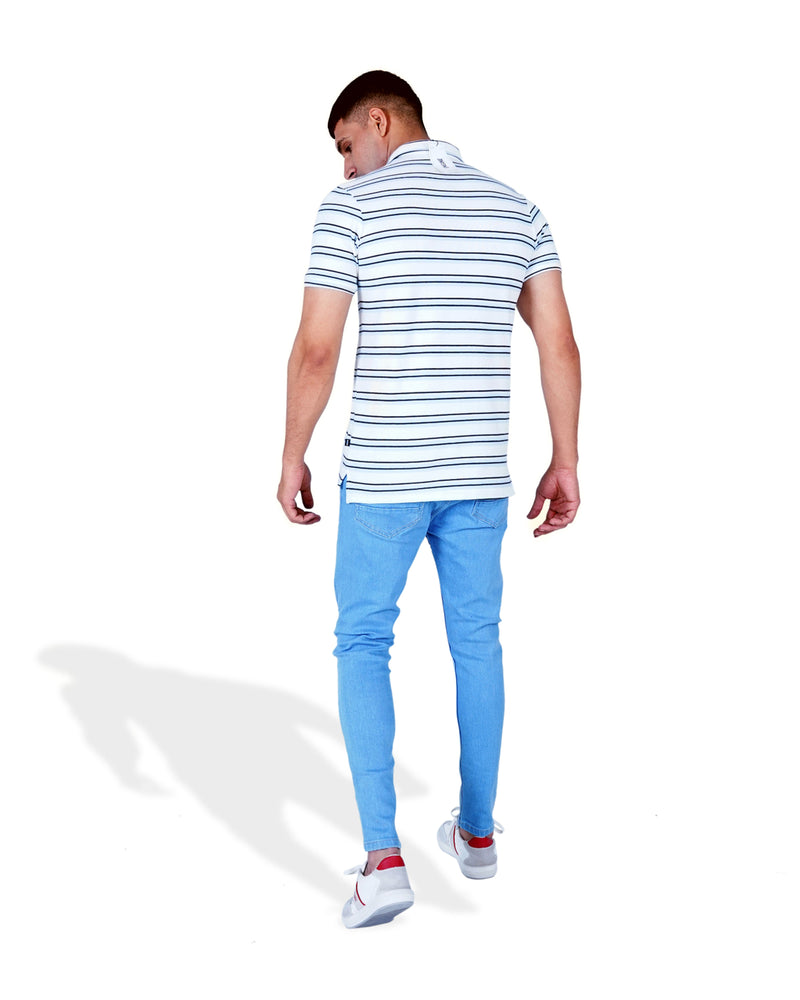Men Yarn Dyed Polo Tee - Engine - Buy Now