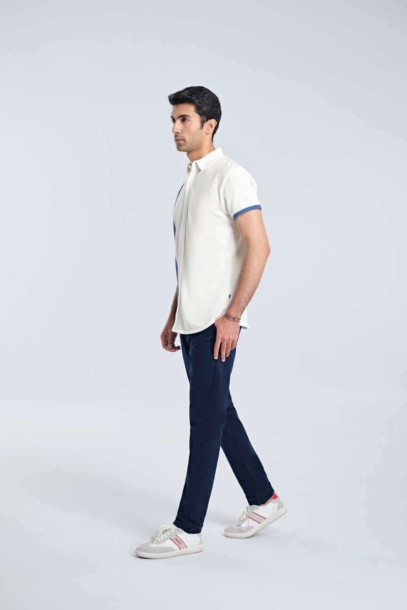 Men S/S Panel Tee Button Down - Engine - Buy Now