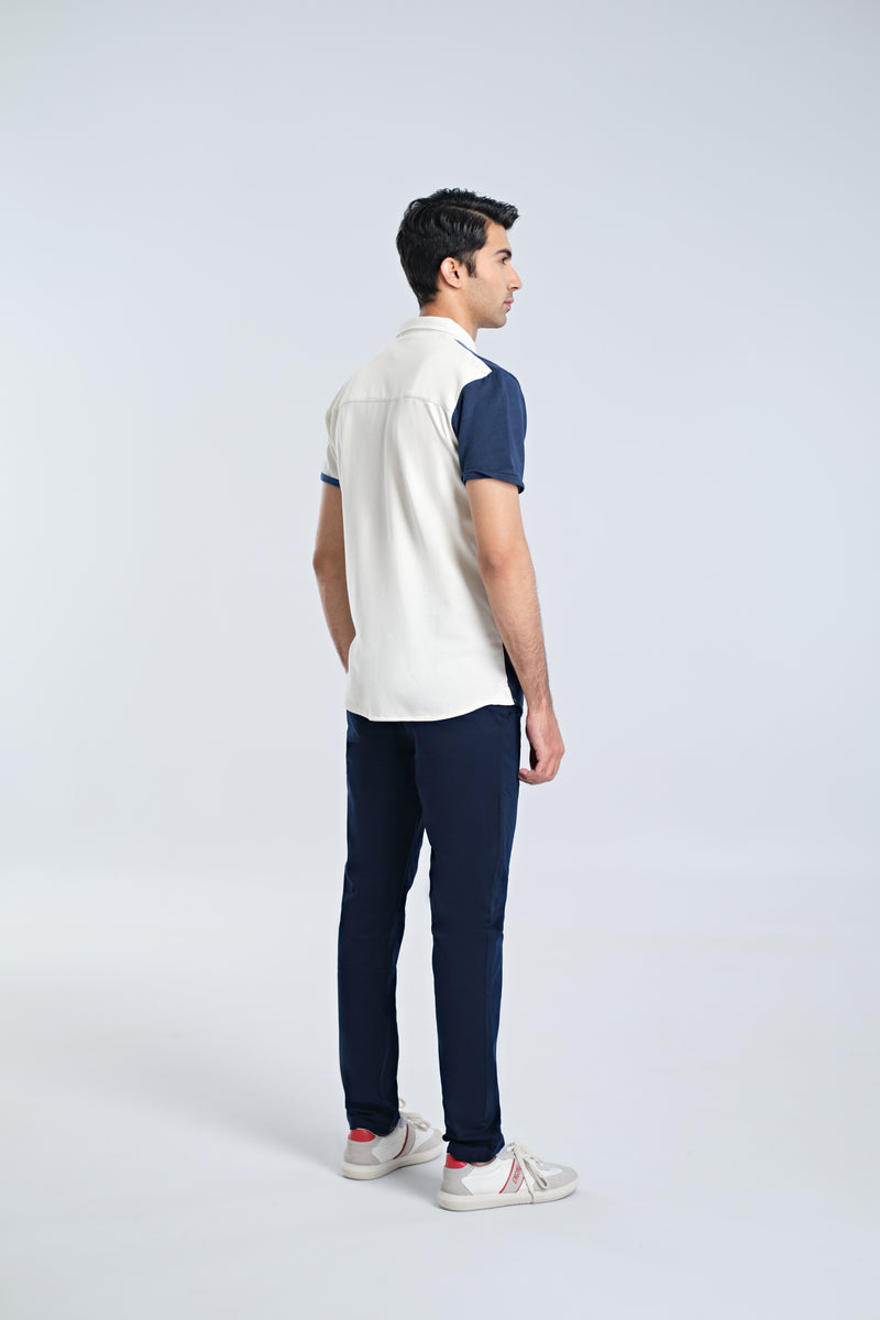 Men S/S Panel Tee Button Down - Engine - Buy Now