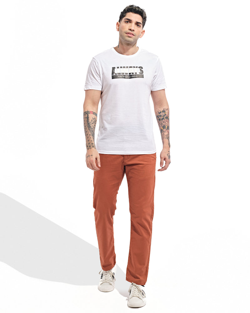 Men Slogan T Shirt - Engine - Buy Now