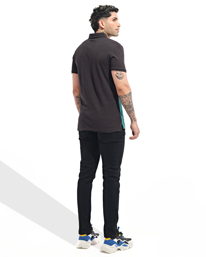 Men Panel Polo Tee - Engine - Buy Now