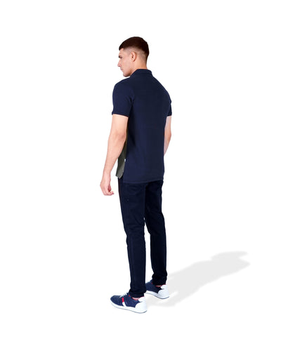 Men Panel Polo Tee