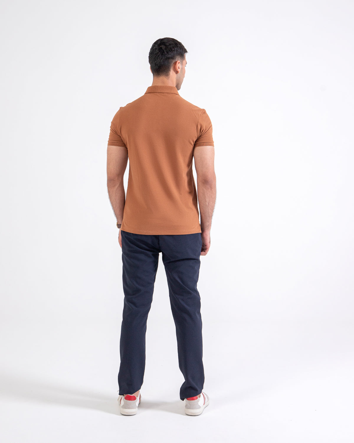 Men Solid Polo Tee - Engine - Buy Now