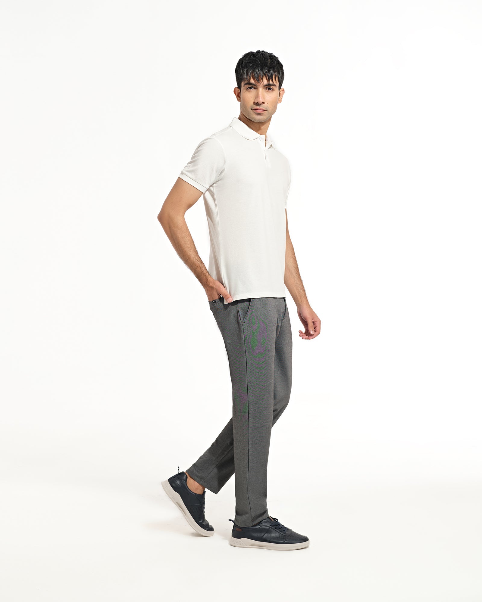 Men Solid Polo Tee - Engine - Buy Now