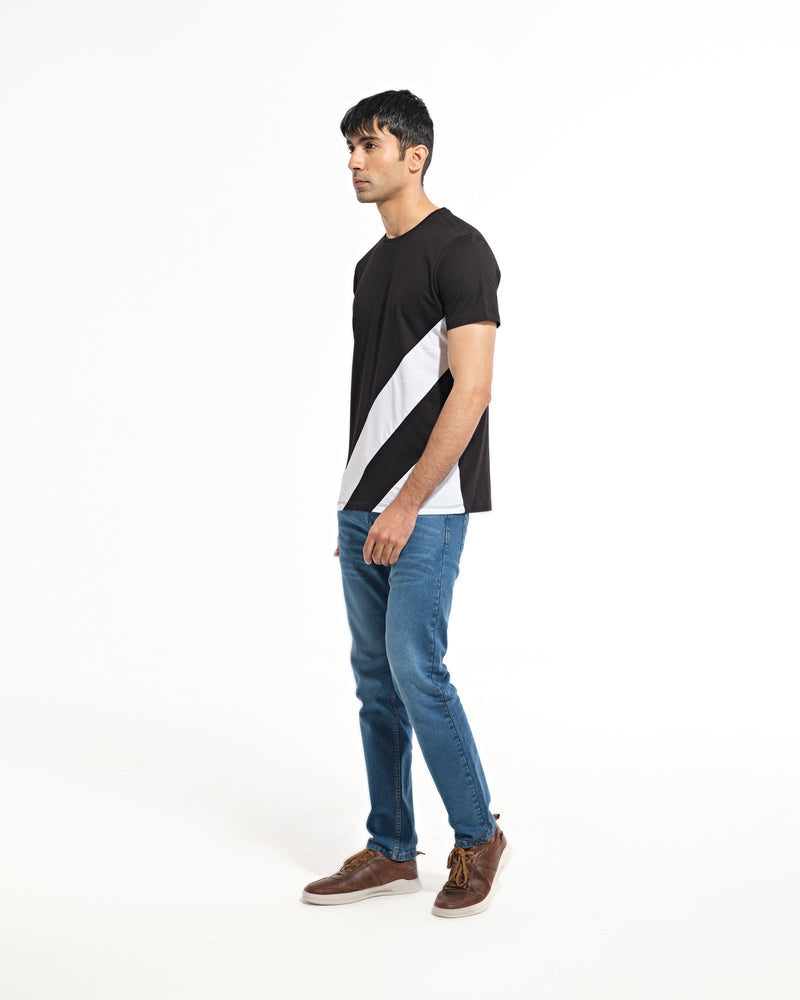 Men Panel Tee Shirt - Engine - Buy Now