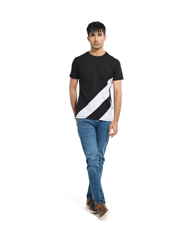 Men Panel Tee Shirt - Engine - Buy Now