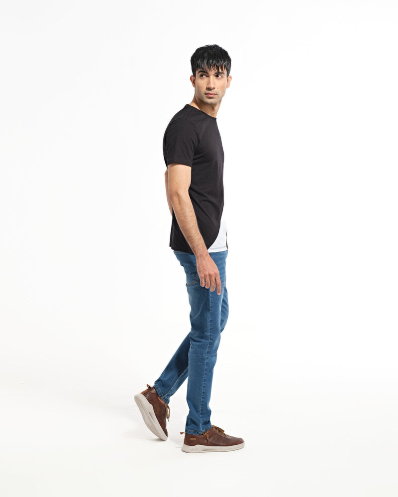 Men Panel Tee Shirt - Engine - Buy Now